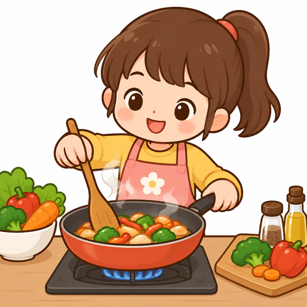 cook meals — nấu ăn