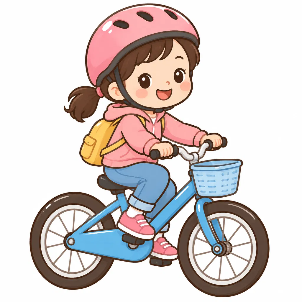 riding — đang đi xe đạp