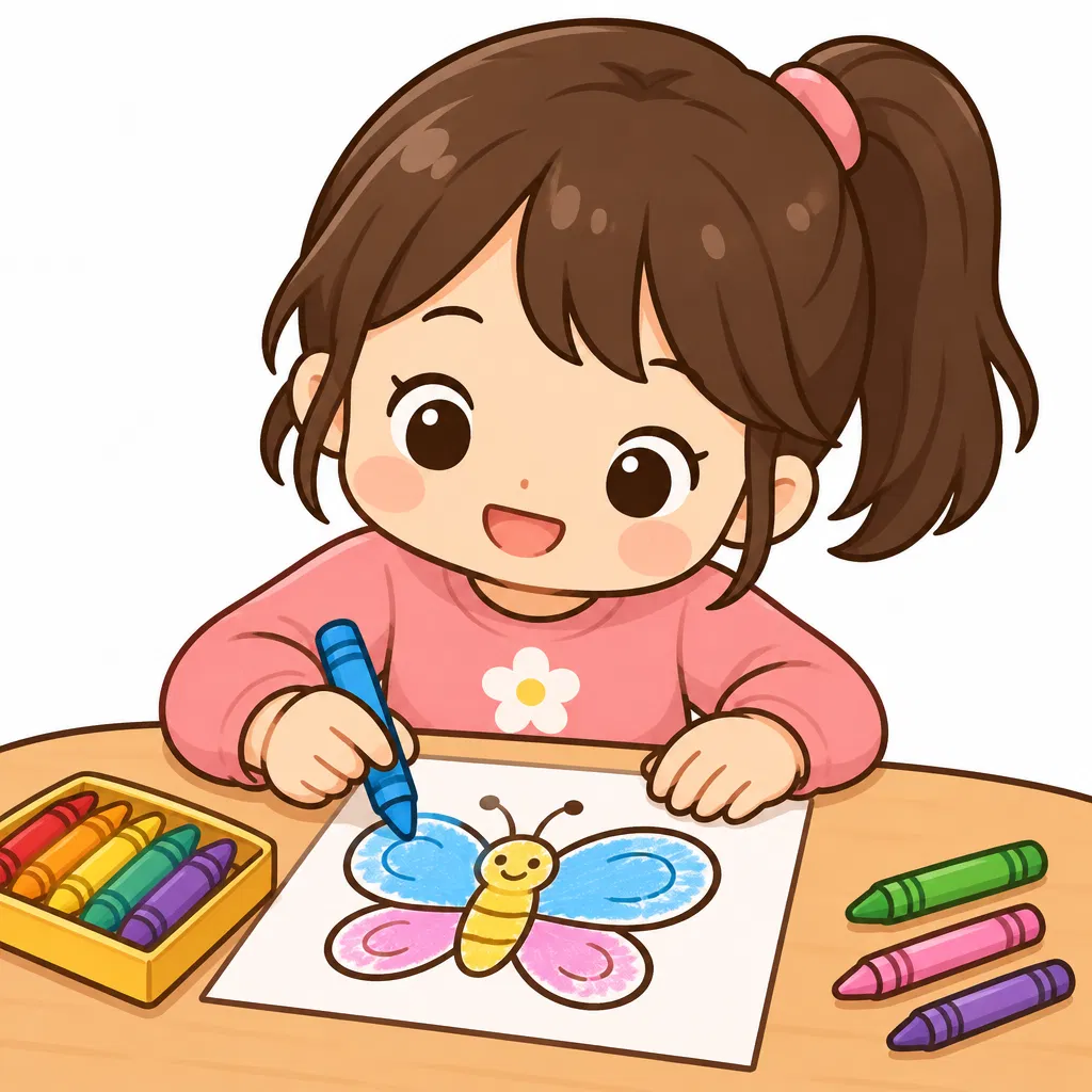colouring — đang tô màu