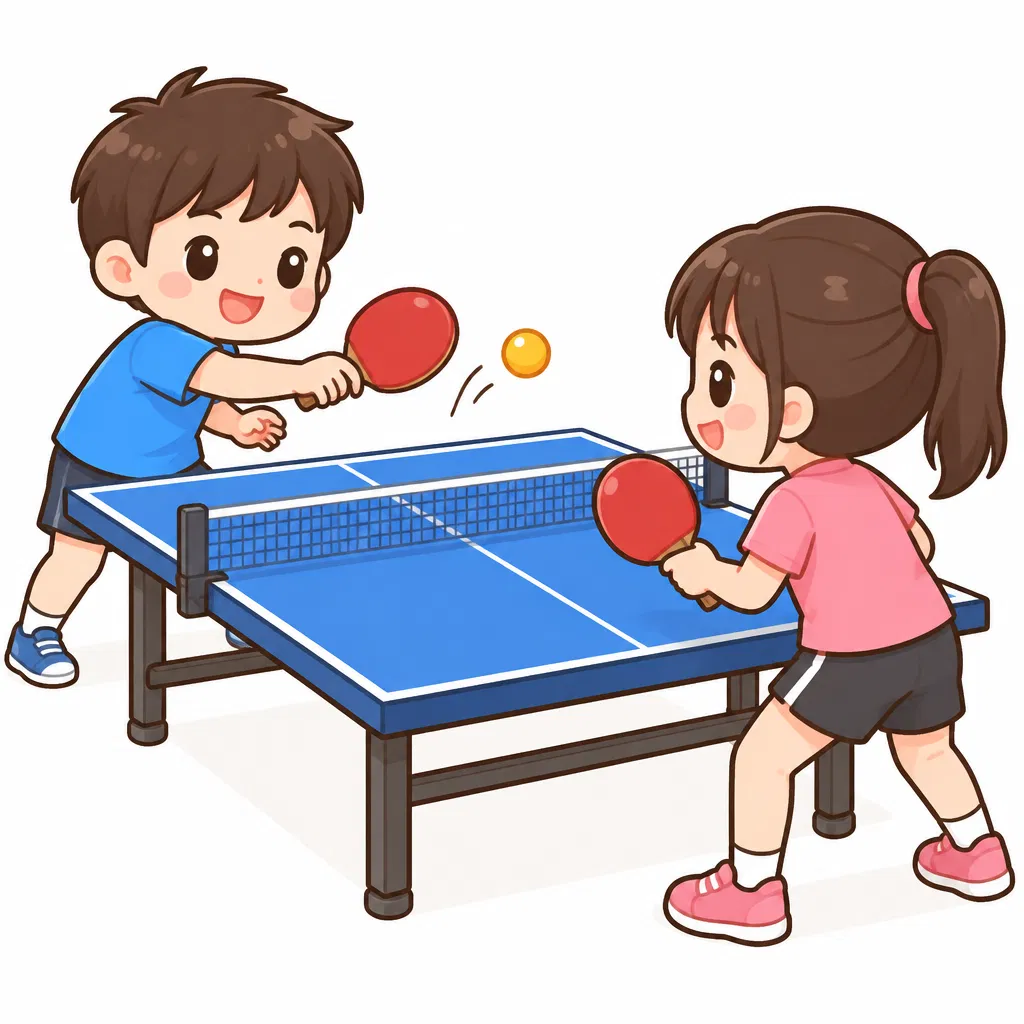 play table tennis — chơi bóng bàn