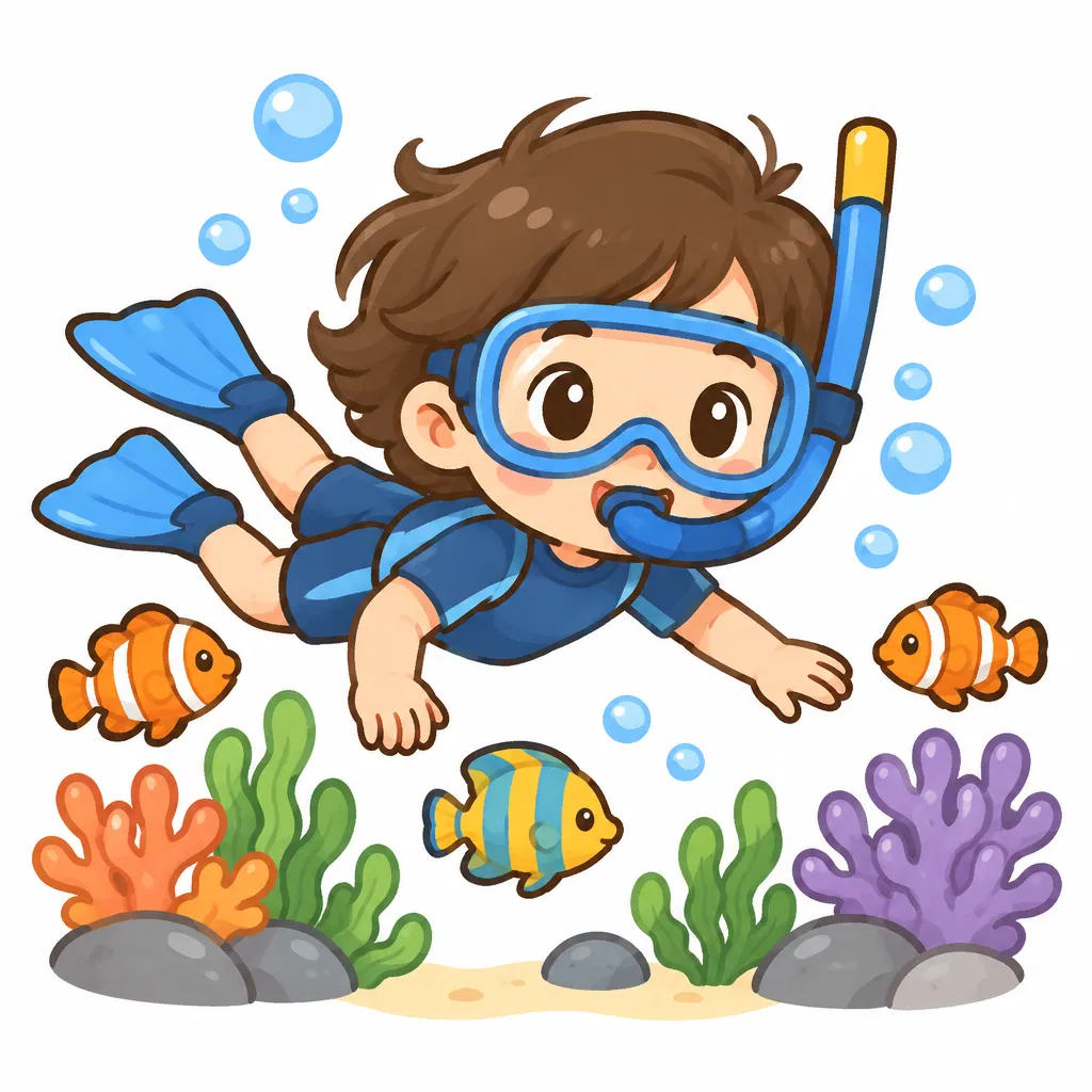 snorkelling — hoạt động lặn với ống thở