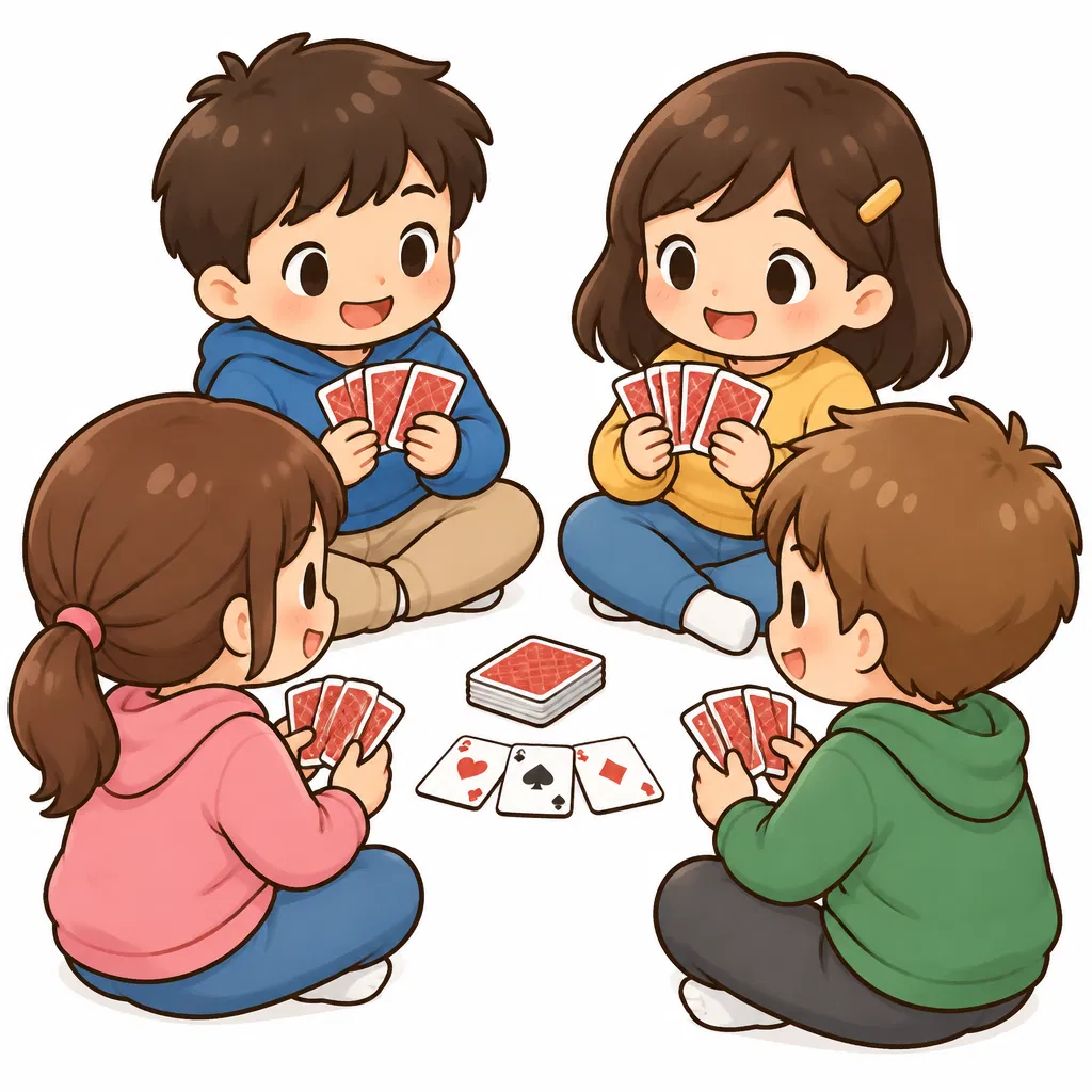 playing card games — đang chơi bài