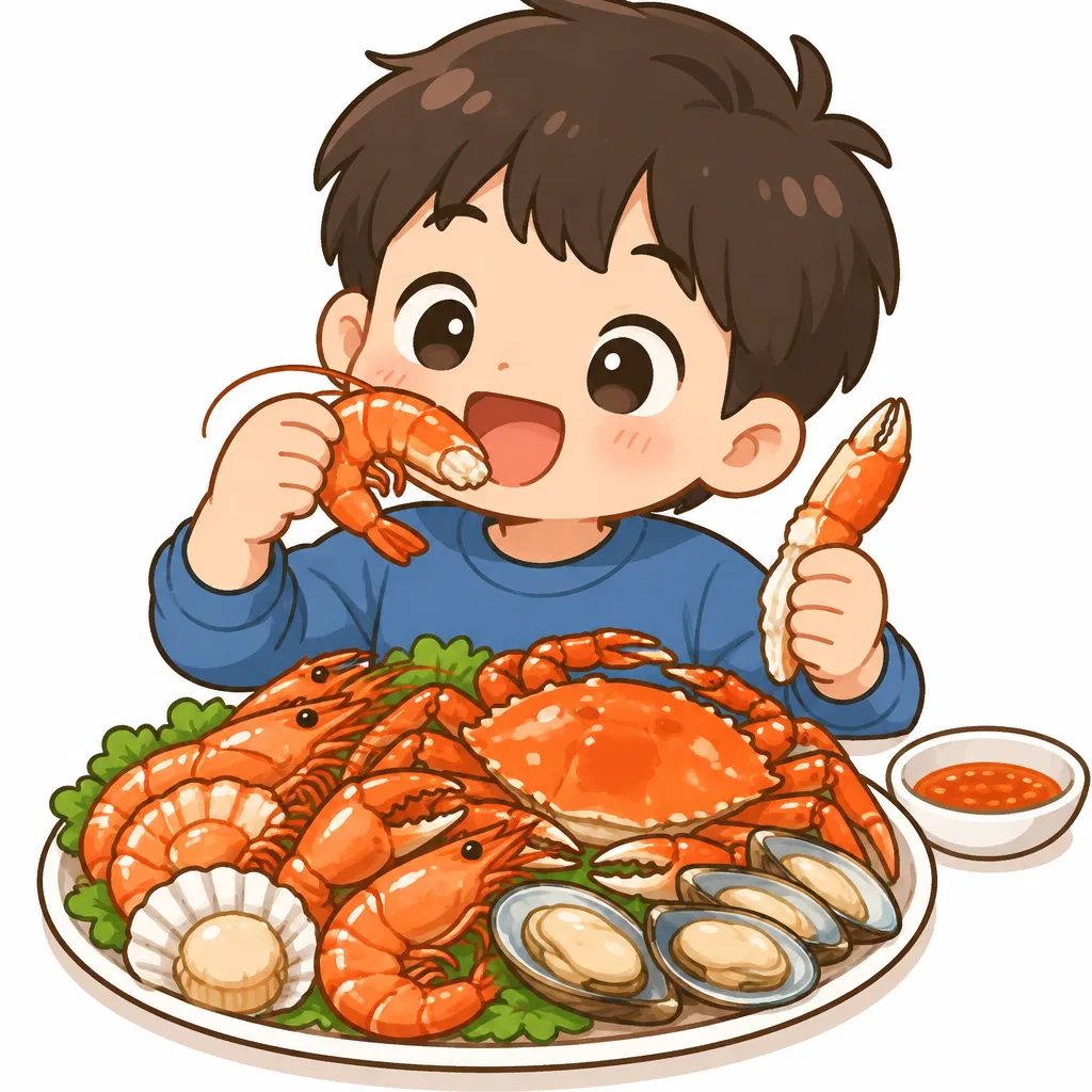 eat seafood — ăn hải sản