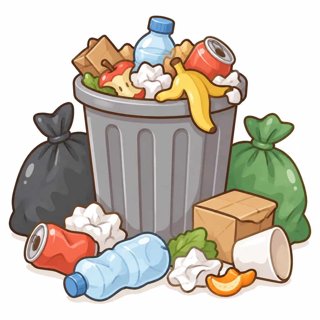 household waste — rác thải sinh hoạt