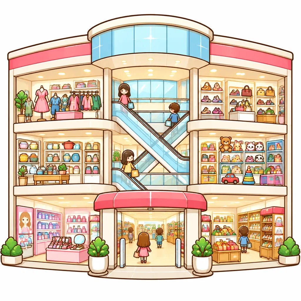 department store — cửa hàng bách hóa