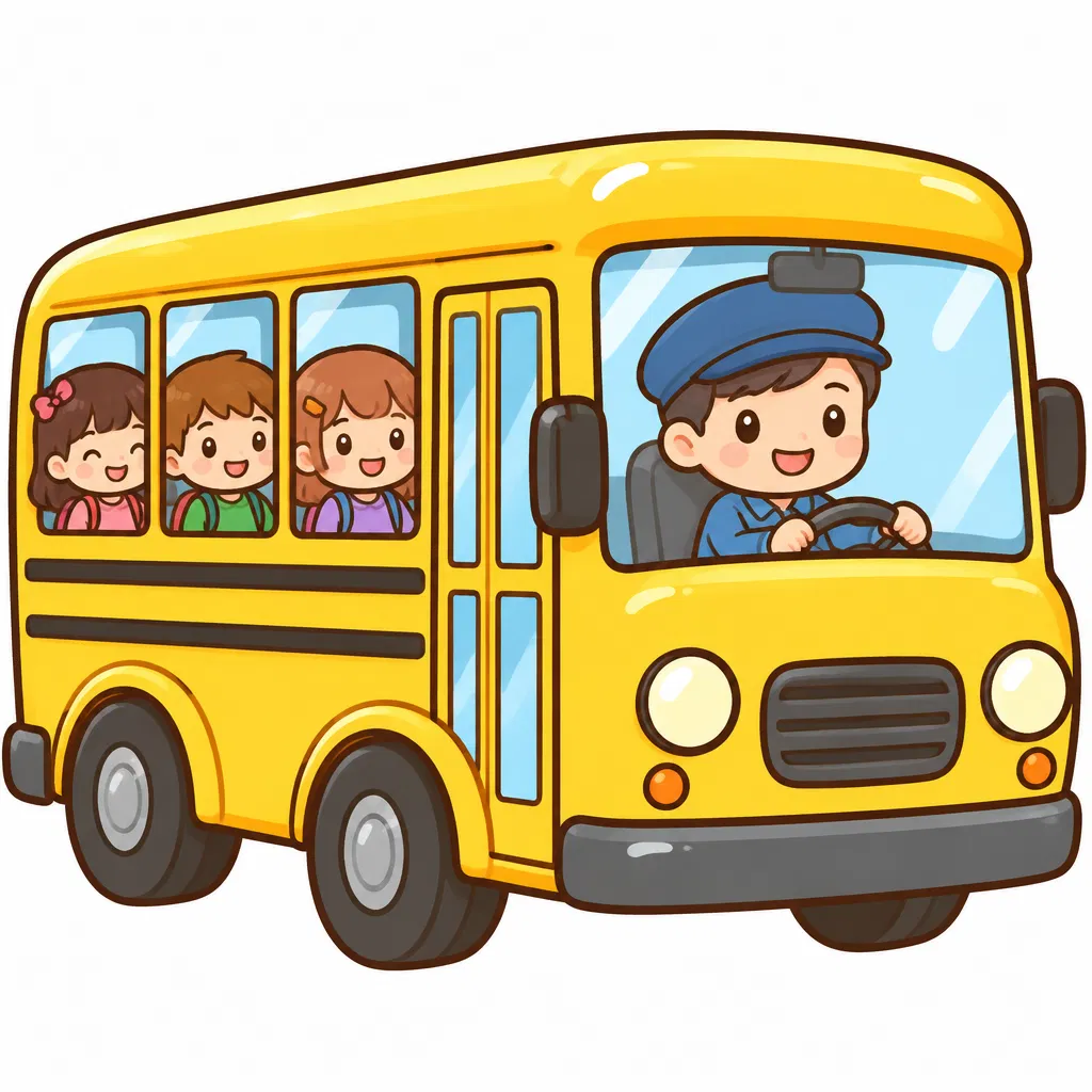 by bus — bằng xe buýt