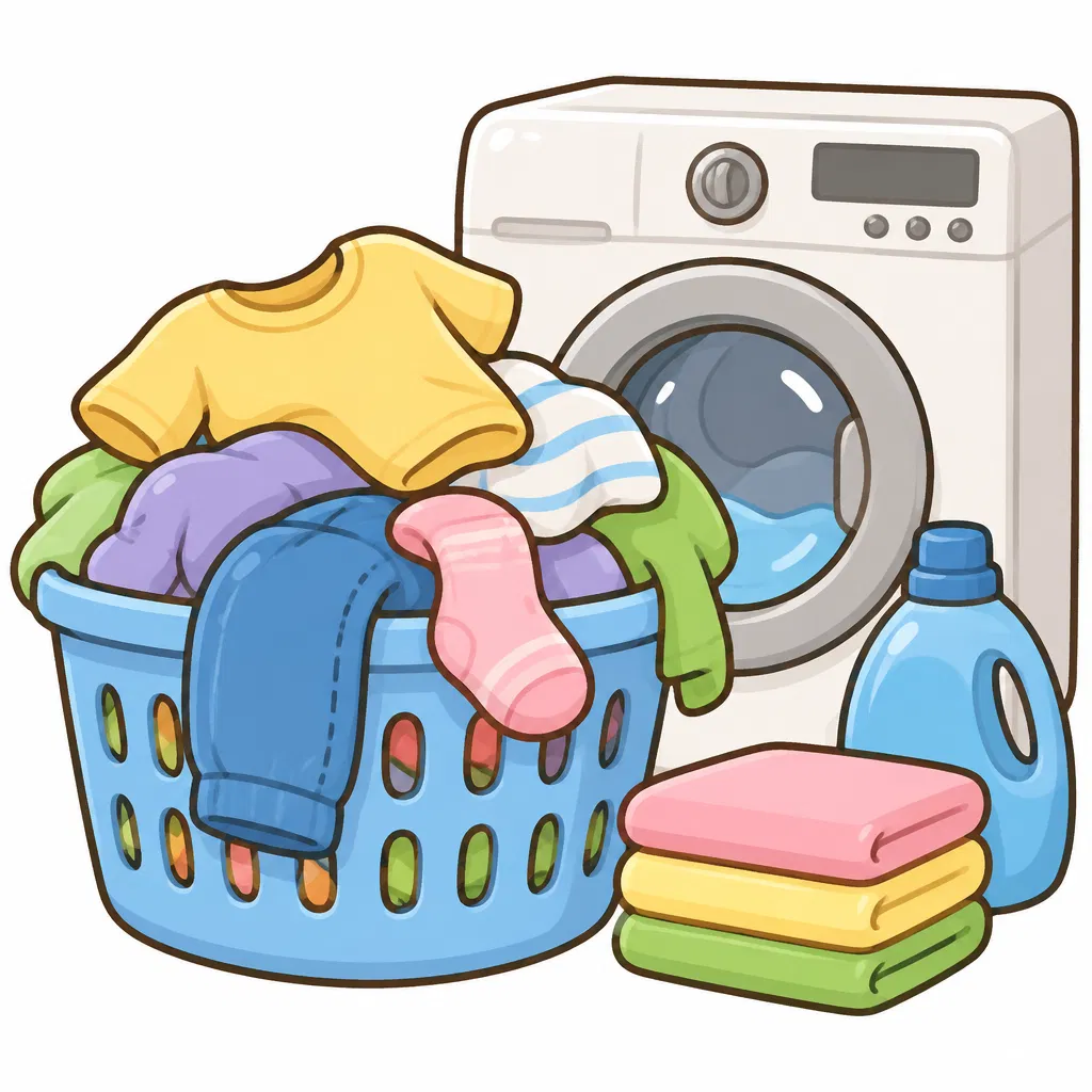 laundry — quần áo cần giặt