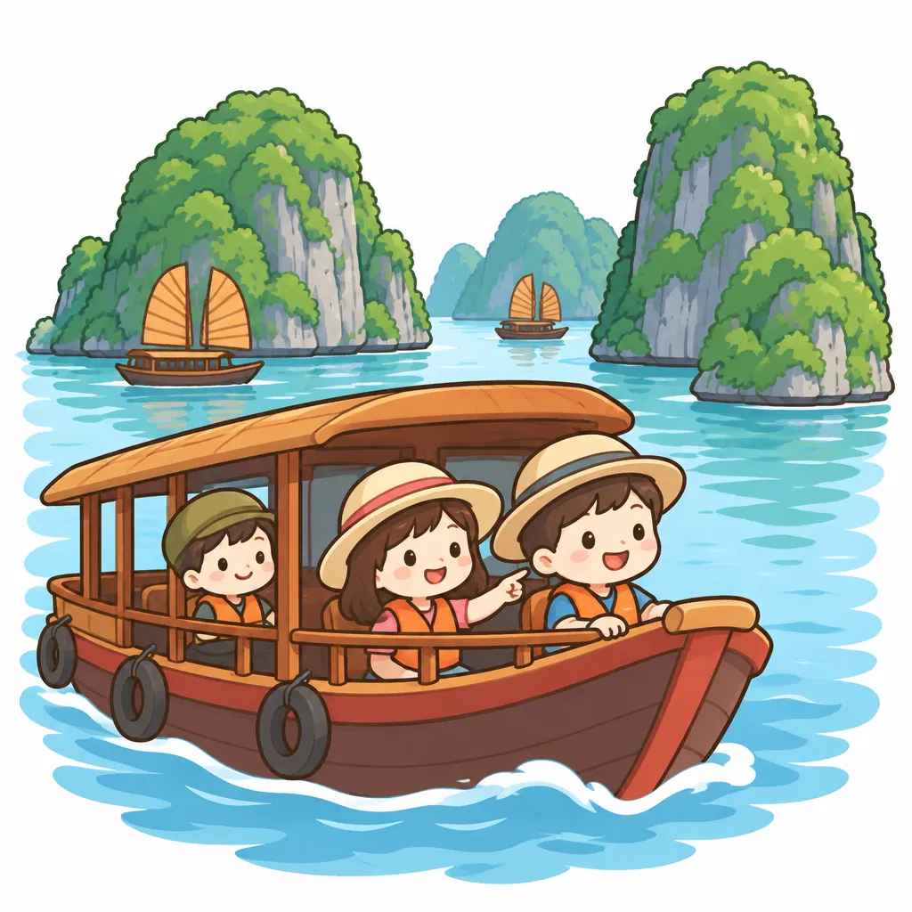 take a boat trip around the bay — đi thuyền quanh vịnh