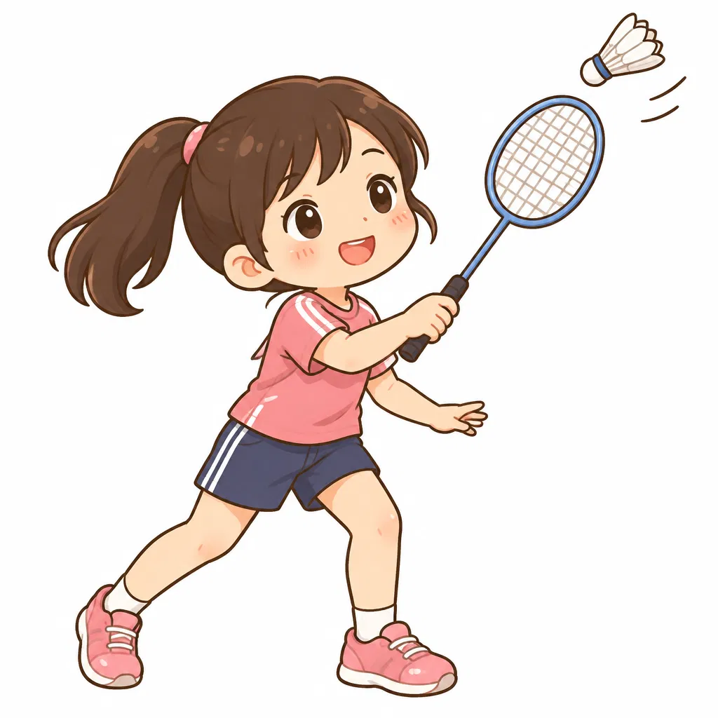 playing badminton — đang chơi cầu lông
