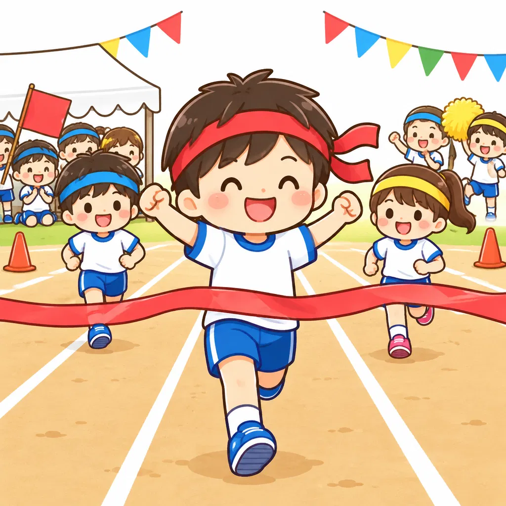 on Sports Day — vào ngày hội thể thao