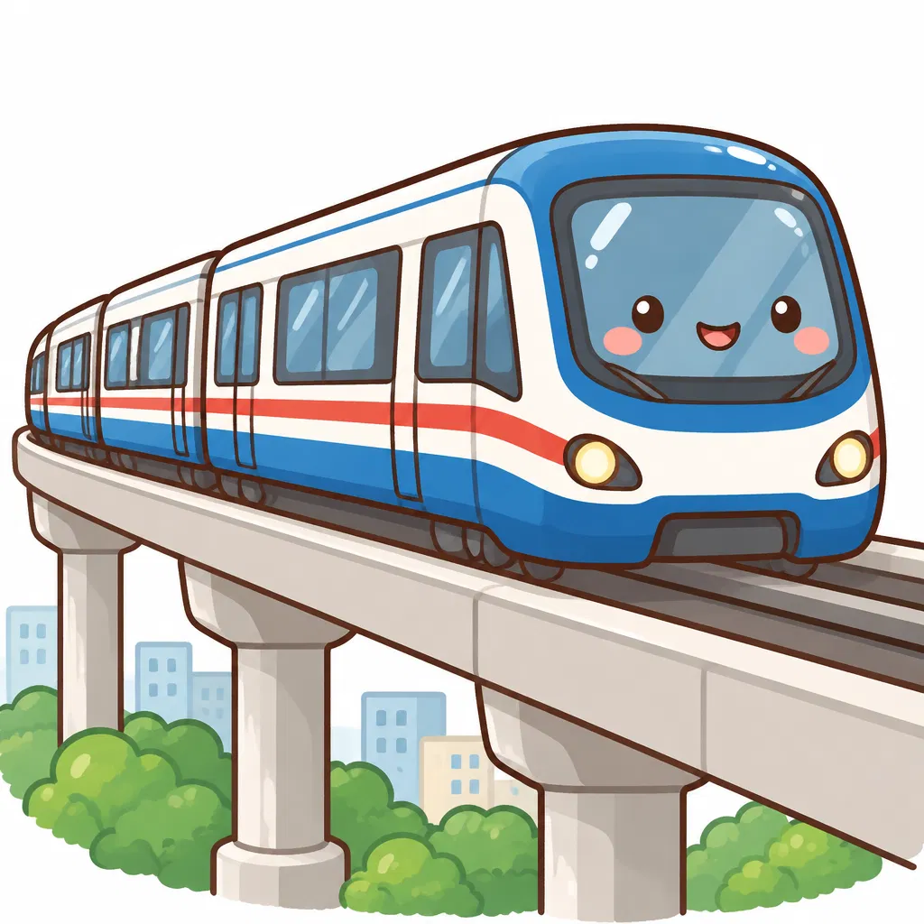 sky train — tàu điện trên cao