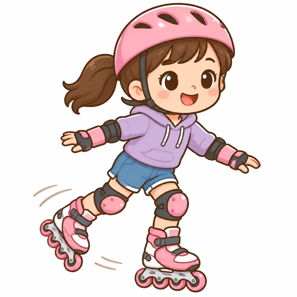 skating — đang trượt patin