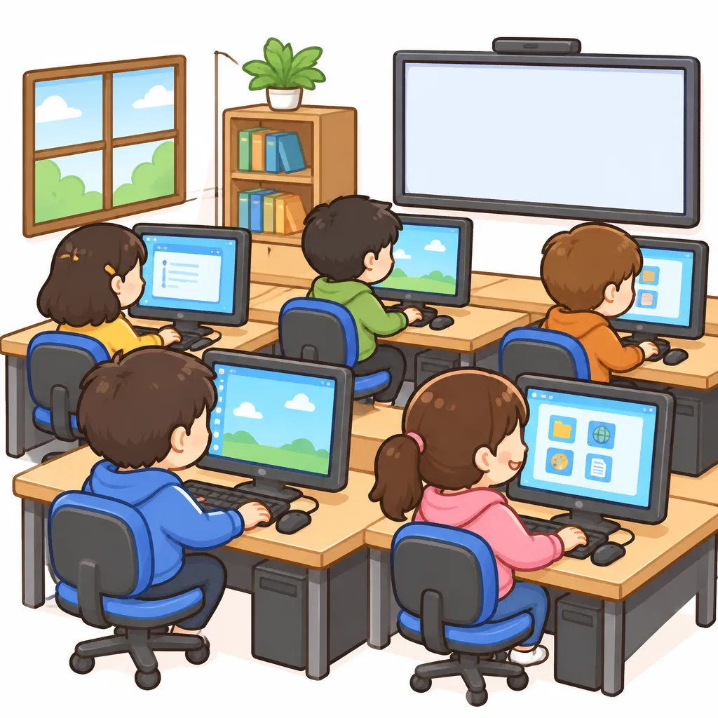 computer room — phòng tin học