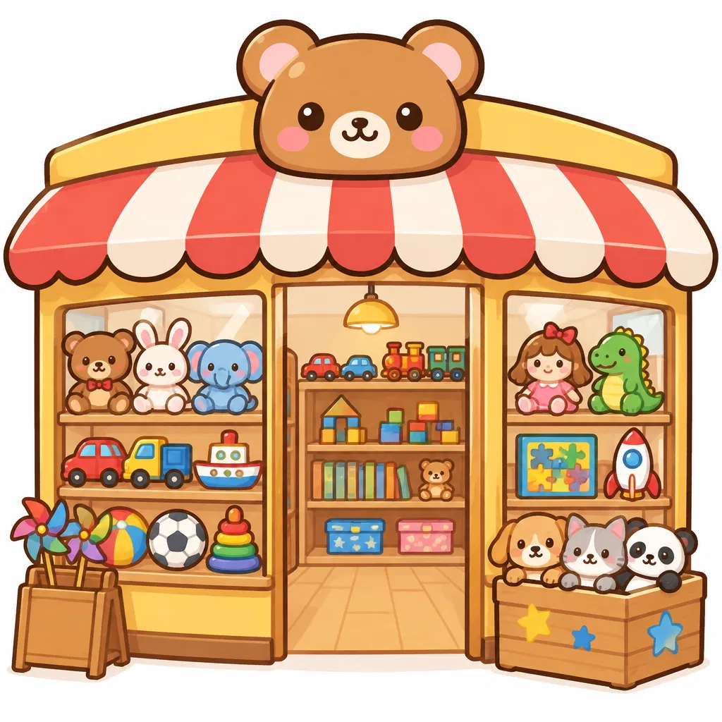 toy shop — cửa hàng đồ chơi