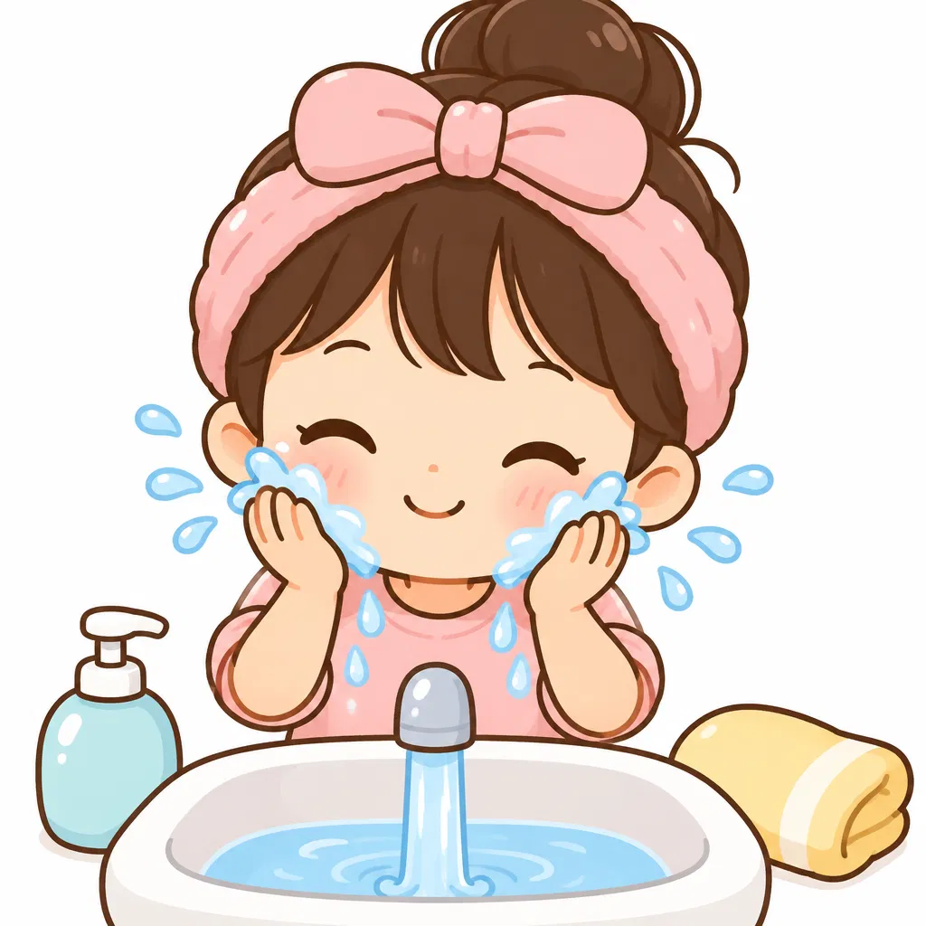 wash my face — rửa mặt