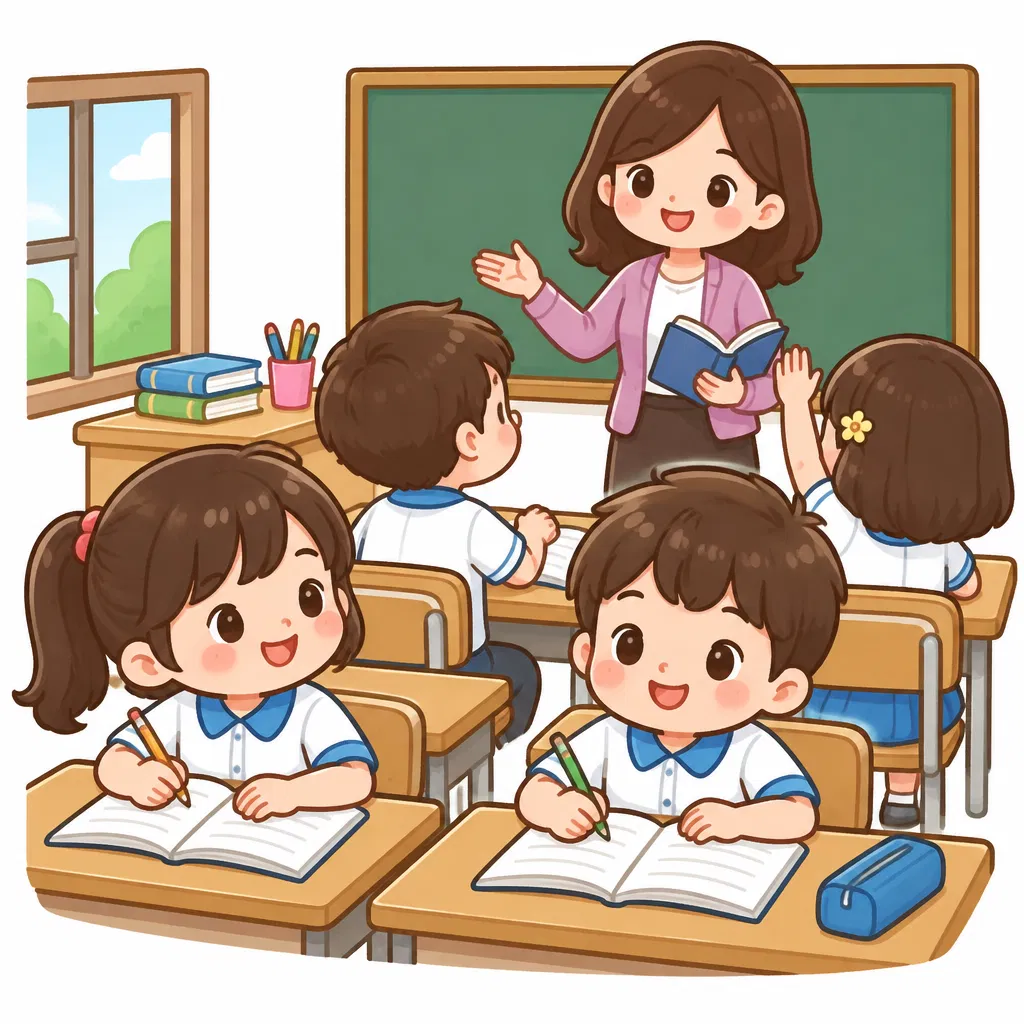 study at school — học ở trường