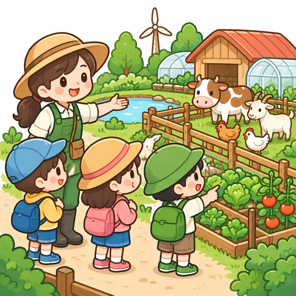 visit an eco-farm — tham quan nông trại sinh thái