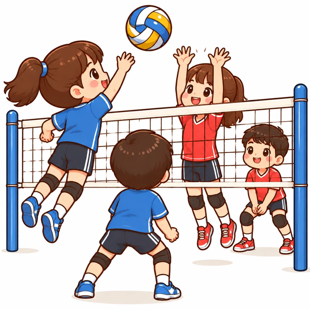 play volleyball — chơi bóng chuyền