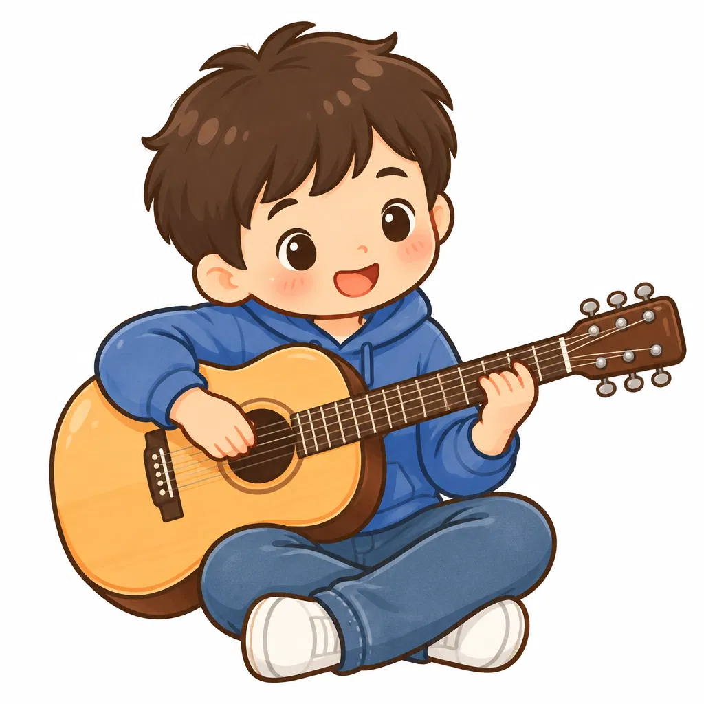 play the guitar — chơi đàn ghi-ta