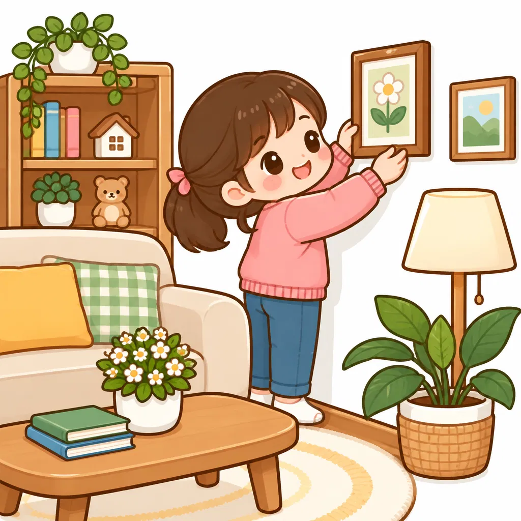 decorate the house — trang trí nhà cửa