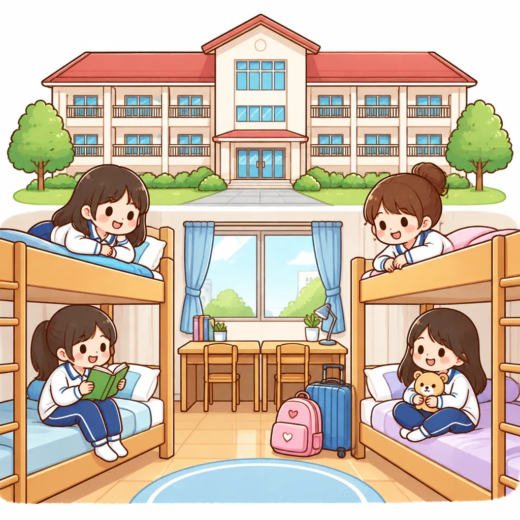 boarding school — trường nội trú