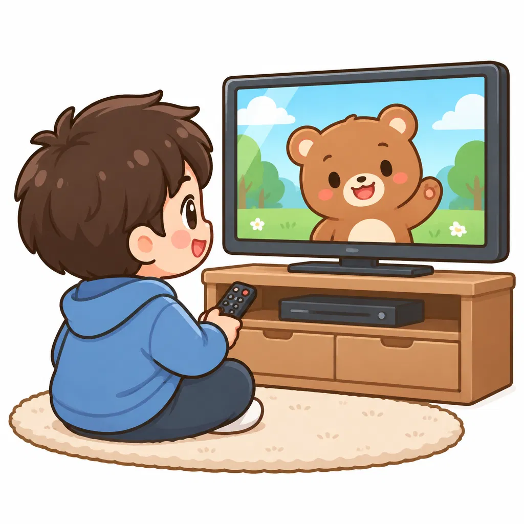 watch TV — xem ti vi