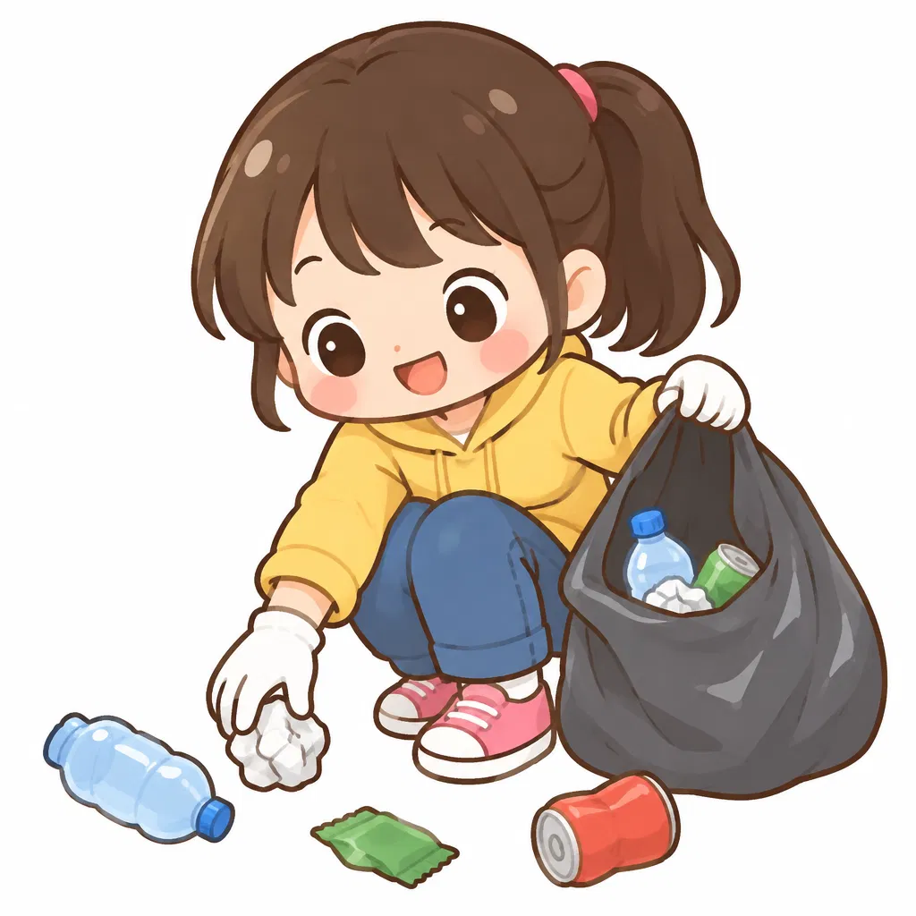 picking up rubbish — nhặt rác