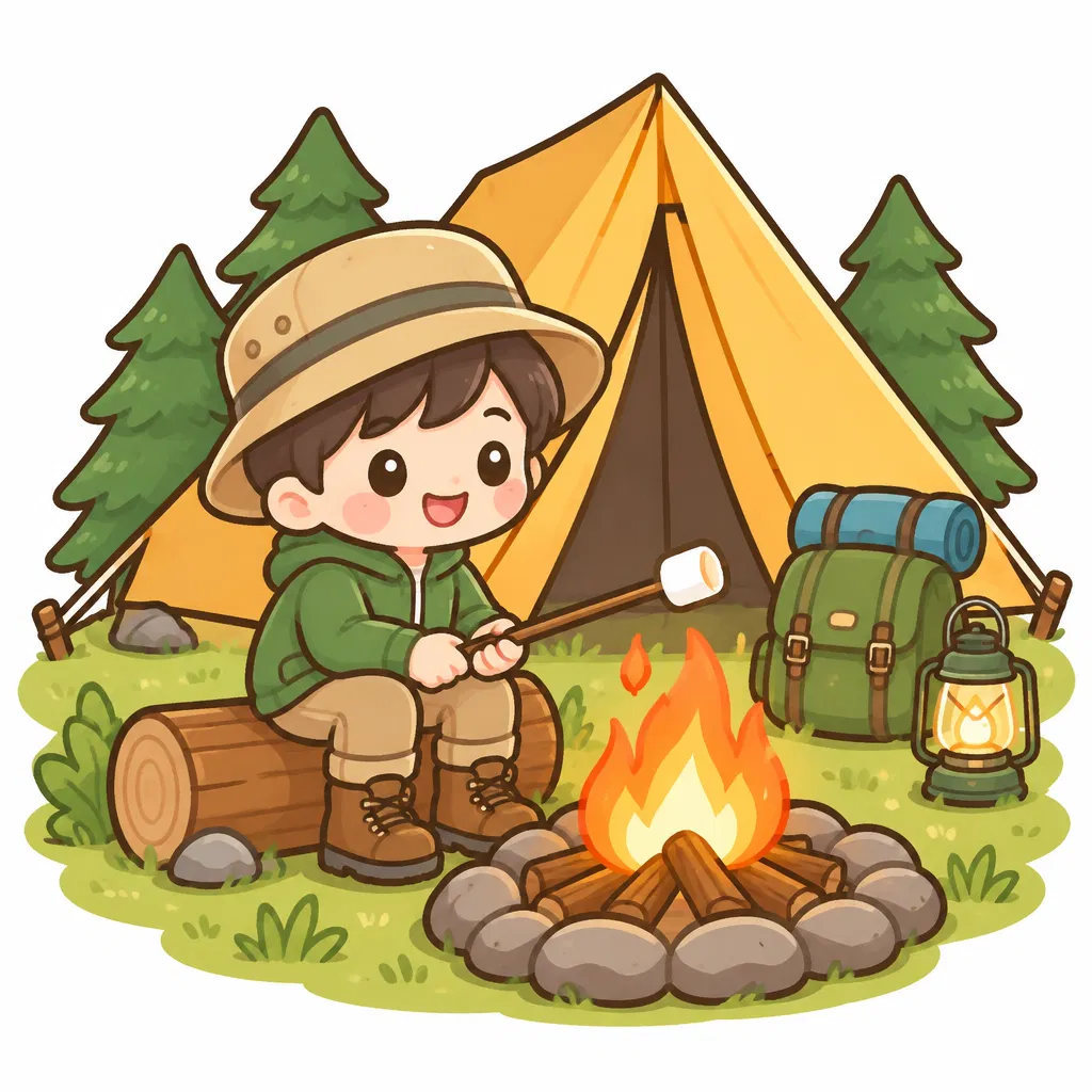 go camping — đi cắm trại